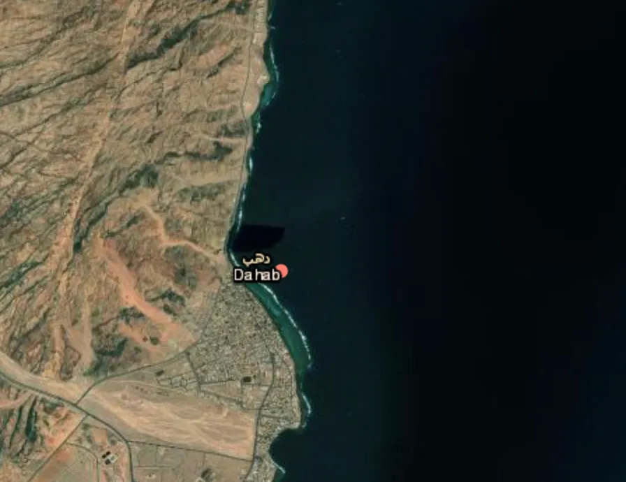 Object downed off Dahab