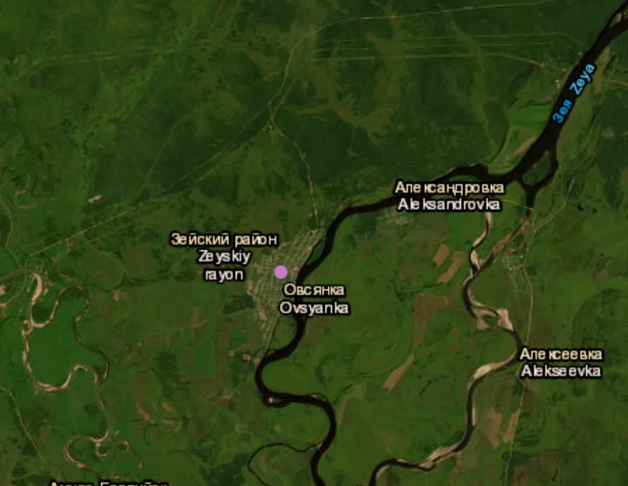 Mine collapse in the Zeysk region