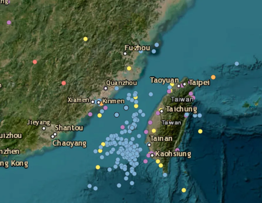 Nine Chinese military aircraft, six naval ships tracked around Taiwan