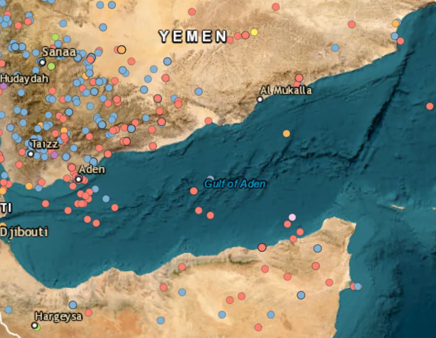 Houthis target four vessels in the Gulf of Aden