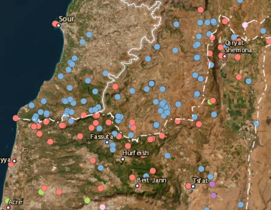 Israeli strikes hit missile launch sites in Lebanon
