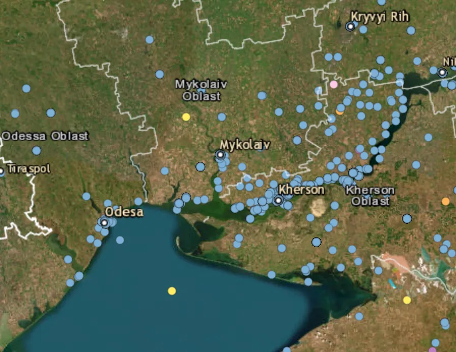 Mykolaiv region hit by Russian shelling