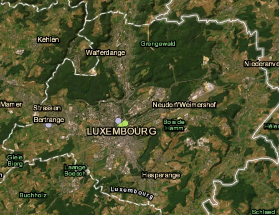 A demonstration alert issued for the US Embassy in Luxembourg