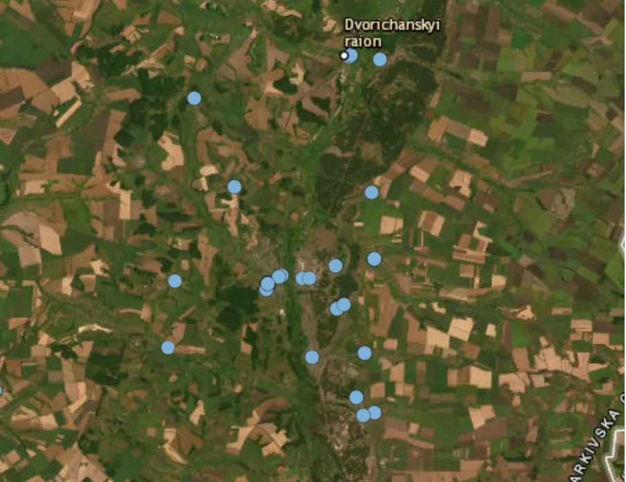 Shelling hits the Kupiansk district