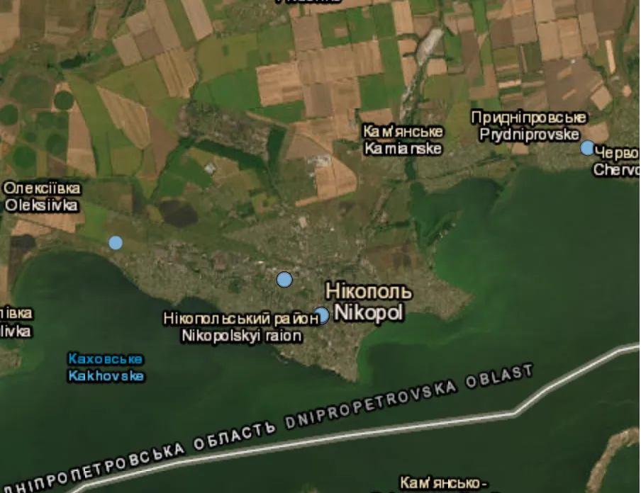 Russian attacks continue on Nikopol