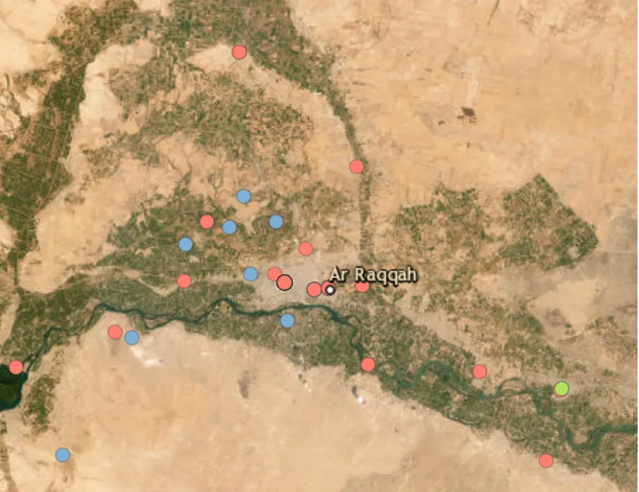 Security Operation Targets ISIS in Al-Raqqah