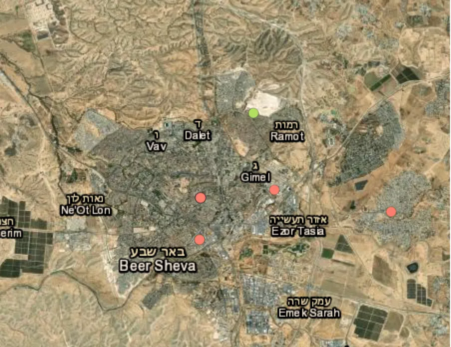Another rocket barrage targets Beersheba