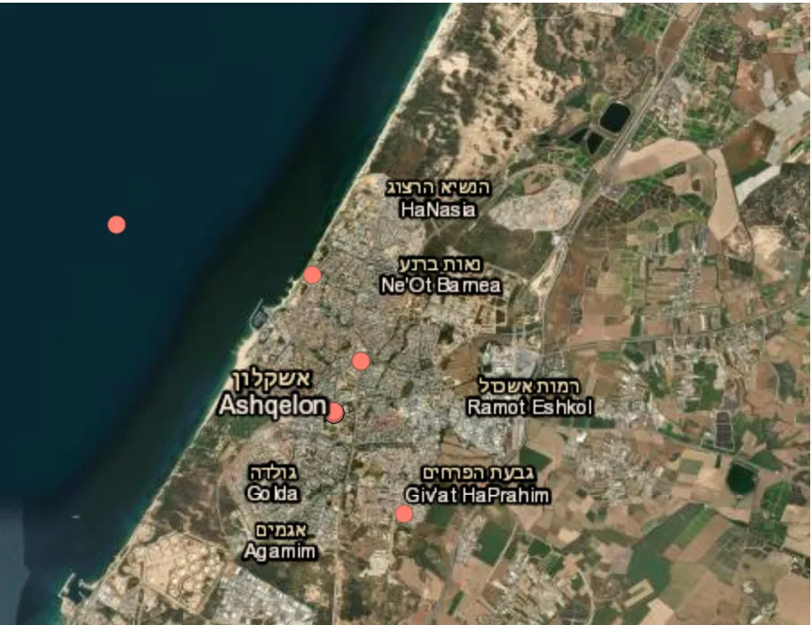 Rocket hits Ashkelon