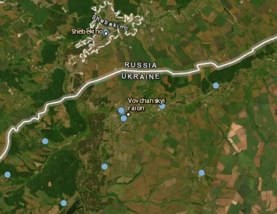 Casualties reported in Vovchansk